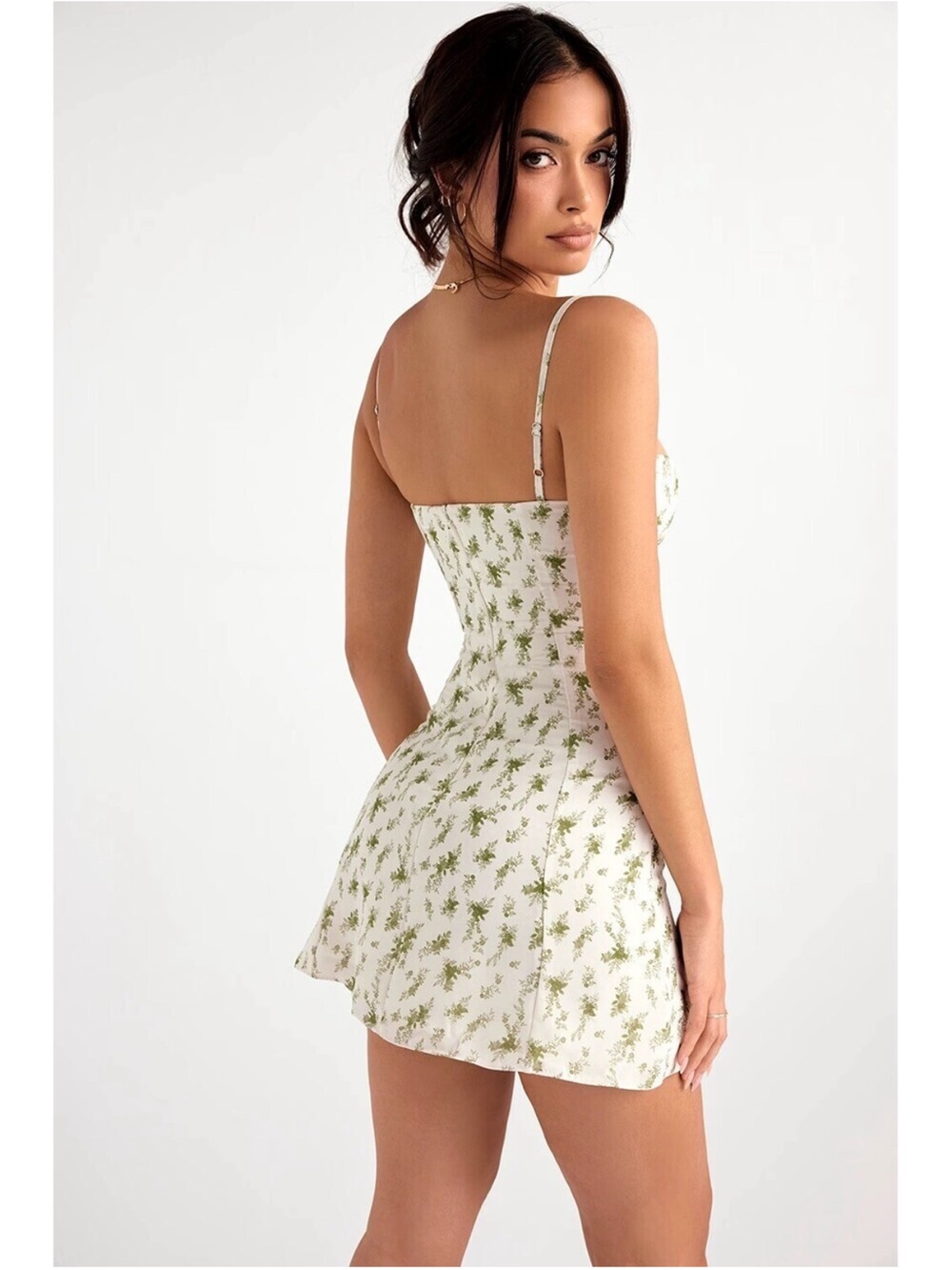 House of CB 'Christiana' Garden Print Mini Dress Size M $225 - Picture 5 of 13